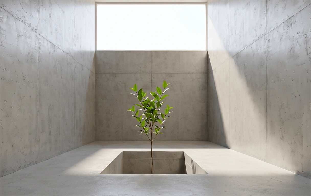 Espacio minimalista y arquitectónico